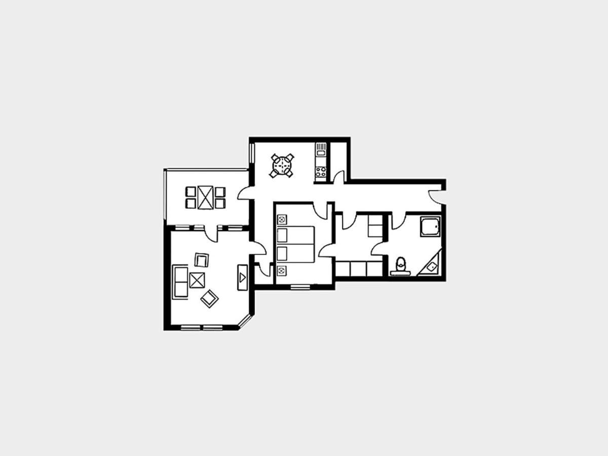 Strandvillen Binz - Ferienwohnung Mit Meerblick, 1 Schlafzimmer, Sauna Und Balkon Sv-712 外观 照片